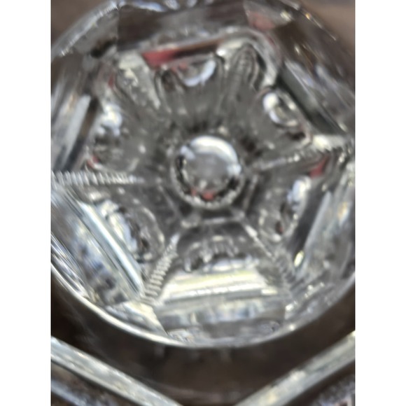 American Brilliant Period Cut Glass Crystal Compote 1880-1900 - Picture 5 of 12